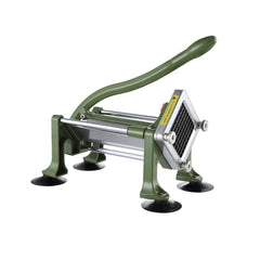 French Fry Cutter, Potato Slicer with 1/2" 3/8" 1/4" Stainless Steel Blades, Manual Potato Cutter Chopper with Suction Cups, Great for Potato, French Fries, Cucumber, Vegetables, Carrot