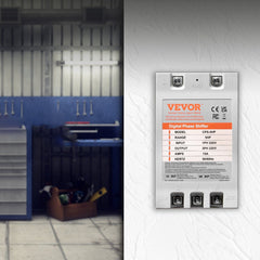 3 Phase Converter - 5HP 15A 220V Single Phase to 3 Phase Converter, Digital Phase Shifter for Residential and Light Commercial Use, 220V Input/Output (One Converter for One Motor Only)