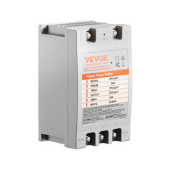 3 Phase Converter - 5HP 15A 220V Single Phase to 3 Phase Converter, Digital Phase Shifter for Residential and Light Commercial Use, 220V Input/Output (One Converter for One Motor Only)