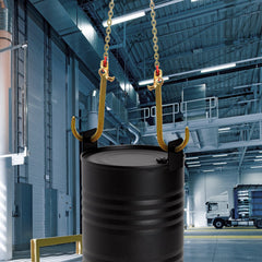 V Bridle Chain, 5/16 in x 2 ft Bridle Tow Chain, Grade 80 V-Bridle Transport Chain, 9260 Lbs Break Strength with TJ Hooks and Crab Hooks, Heavy Duty Pear Link Connector and Chain Shorteners