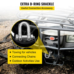 V Bridle Chain, 5/16 in x 2 ft Tow Chain Bridle, Grade 80 V-Bridle Transport Chain, 9260 Lbs Break Strength with TJ Hooks & Grab Hooks, Heavy Duty Pear Link Connector and Chain Shorteners