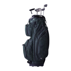 Golf Cart Bag with 14 Way Organizer Divider Top, 36” 11 Pockets Premium Nylon Cart Bag, Durable Golf Bags with Handles & Dust Cover & Detachable Straps for Men & Women, Army Green