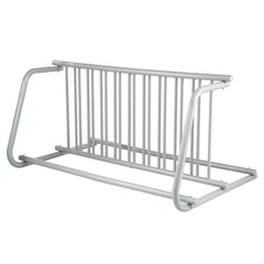 10 Holders Floor Bike Rack, 59" Length All-Steel Grid Bike Rack, 10-Bike Capacity Dual-Side Storage Stand for Garages Streets Yards Bike Events