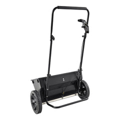 Walk-Behind Push Spreader, 22.6 kg Capacity, Drop Spreader with Hopper Grate, 18 in Spreading Width & 30 Settings, 10 in All Terrain Tires, Garden & Lawn Spreaders for Seed, Fertilizer