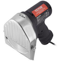 Electric Shawarma Knife, 80W Professional Turkish Kebab Knife, Commercial Stainless Steel Gyro Cutter, Doner Kebab Meat Slicer with 2 Blades, Φ4"/100mm Blade Diameter, 0-8mm Adjustable Thickness