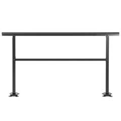 Outdoor Handrail 165LBS Load Handrail Outdoor Stairs Aluminum Stair Handrail 152 x 89.5 cm Outdoor Stair Railing Transitional Range from 0 to 30° Staircase Handrail Fits 4-5 Steps with Screw Kit