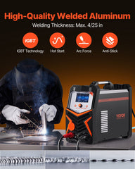 TIG Welder 6-In-1 AC/DC Welding Machine Pulse Spot MMA Stick IGBT Inverter