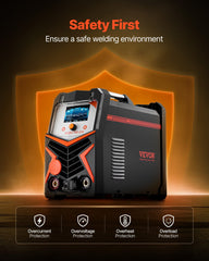 TIG Welder 6-In-1 AC/DC Welding Machine Pulse Spot MMA Stick IGBT Inverter