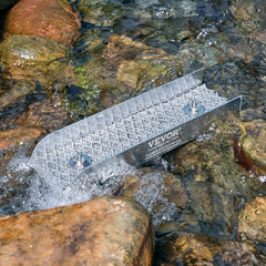 Gold Panning Kit With Mini Sluice Box, 12" Aluminum Gold Mining Equipment, 16 PCS Gold Prospecting Kit with Gold Pan, Classifier Screen, Separating Magnet, Drawstring Backpack and Accessories