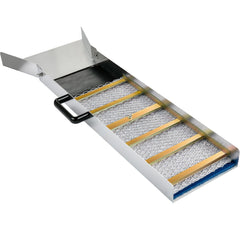 Aluminum Alloy Sluice Box, Compact 36" Mini Sluice Boxes for Gold, Lightweight Gold Sluice Equipment, Portable Sluice Boxes with Miner\'s Moss, River, Creek, Gold Panning, Prospecting, Dredging