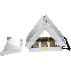 Folding Aluminum Alloy Sluice Box, Compact 50" Sluice Boxes for Gold, Lightweight Gold Sluice Equipment, Portable Sluice Boxes with Miner's Moss, River, Creek, Gold Panning, Prospecting, Dredg