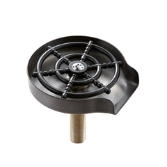 Glass Rinser 10-Hole Rotating Stainless Steel Washer ABS Cup Holder