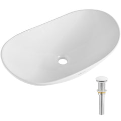 Modern Ceramic Vessel Sink 60x36cm Bathroom Vanity Bowl Countertop