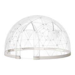 Garden Dome Tent, 3.6 x 2.2 m Outdoor Clear Bubble Tent for 4-7 Person, Weatherproof Geodesic Dome Greenhouse with Window, PVC Igloo Tents for Backyard Patios Camping Party Wedding