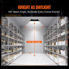 4 Pack LED Canopy Lights 80W 8800LM 5000K Daylight Outdoor Canopy Lighting