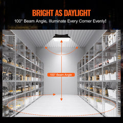 4 Pack LED Canopy Lights 80W 8800LM 5000K Daylight Outdoor Canopy Lighting