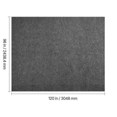 Rug Pad 2.44 x 3.05 m, Non-slip Carpet Area Pad, Rug Mat Padding with Dual Surface Felt Cushion & Rubber Gripper, Hardwood Floor Protection for All Floors, Finishes, Keeps Carpets in Place