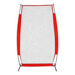 I Screen Baseball for Batting Cage, 7x4 ft Baseball & Softball Safety Screen, Body Protector Portable Batting Screen with Carry Bag & Ground Stakes, Baseball Pitching Net for Pitchers Protection
