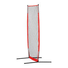 I Screen Baseball for Batting Cage, 7x4 ft Baseball & Softball Safety Screen, Body Protector Portable Batting Screen with Carry Bag & Ground Stakes, Baseball Pitching Net for Pitchers Protection