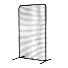 I Screen Baseball for Batting Cage, 7x4 ft Baseball Softball Safety Screen, Body Protector Portable Batting Screen with Carry Bag & Ground Stakes, Heavy Duty Pitching Net for Pitchers Protection