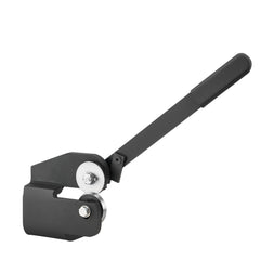 Sheet Metal Shear, Throatless Rotary Hand Shear, 16 Gauge Mild Steel Sheet Cutter with 1.5 mm Capacity, with Solid Construction, Mounting Type, for Cutting Steel, Copper, Rebar, and Aluminum
