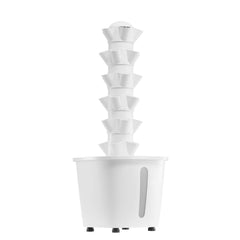 Hydroponic Growing System, 30 Pods Vertical 6 Tiers Hydroponic Tower, Home Hydronic Garden with Water Pump & Timer, Water Circulation Plants Germination Kit for Indoor Herbs Fruits & Vegetables