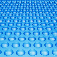 Solar Pool Cover, 24 x 12 ft Rectangle Solar Blanket for Pools, Inground Above Ground Swimming Pool Solar Cover, 12 mil Solar Covers Blue