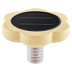 Solar Pool Ionizer, Petal Copper Pool Ionizer Up to 170343 L, Floating Automatic Water Cleaner and Purifier, Chlorine Free Water, with Copper Anode, Spring, Brush and Filter for Pools & Spas