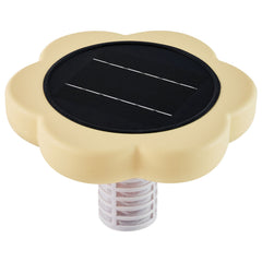 Solar Pool Ionizer, Petal Copper Pool Ionizer Up to 170343 L, Floating Automatic Water Cleaner and Purifier, Chlorine Free Water, with Copper Anode, Spring, Brush and Filter for Pools & Spas