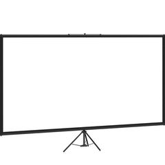 Tripod Projector Screen with Stand 70 inch 16:9 4K HD Projection Screen Stand Wrinkle-Free Height Adjustable Portable Screen for Projector Indoor & Outdoor for Movie, Home Cinema, Gaming, Office