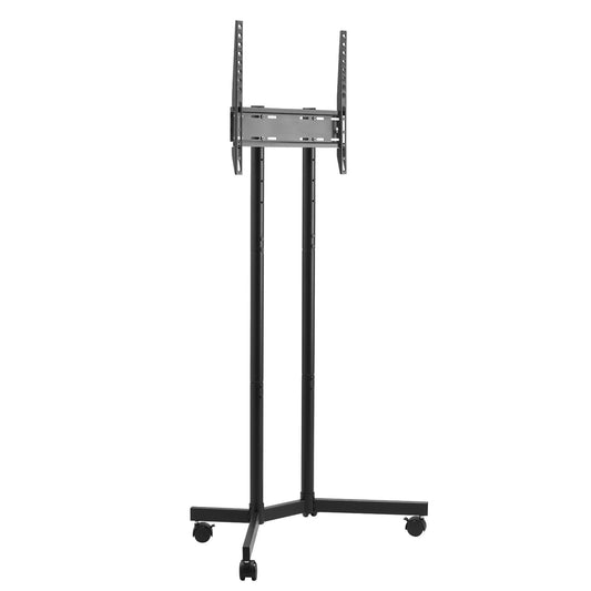 Rolling TV Stand, Mobile TV Cart for 32-65 Inch Screens, Height Adjustable, Portable Monitor Stand with Wheels Holds up to 40 kg for Living Room, Bedroom, Office, Outdoor, Max VESA 400x400mm
