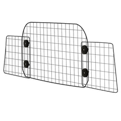 Dog Car Barrier, 96.5-168.5cm Adjustable Car Divider for Trunk Cargo Area, Universal-Fit Back Seat Heavy-Duty Wire Mesh Dogs Separator Guard Net, Vehicle Pet Barrier for Sedans, Trucks and SUVs