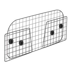Dog Car Barrier, 96.5-168.5cm Adjustable Car Divider for Trunk Cargo Area, Universal-Fit Back Seat Heavy-Duty Wire Mesh Dogs Separator Guard Net, Vehicle Pet Barrier for Sedans, Trucks and SUVs