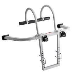 Ladder Stabilizer, 2 in 1 Extension Wall Ladder Standoff Hook, Roof Ridge Ladder Accessories Both Horizontally and Vertically, Heavy-duty Steel Rubber Grip T-Bar, Quick Access to Steep Roofs