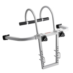 Ladder Stabilizer, 2 in 1 Extension Wall Ladder Standoff Hook, Roof Ridge Ladder Accessories Both Horizontally and Vertically, Heavy-duty Steel Rubber Grip T-Bar, Quick Access to Steep Roofs