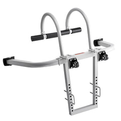 Ladder Stabilizer, 2 in 1 Extension Wall Ladder Standoff Hook, Roof Ridge Ladder Accessories Both Horizontally and Vertically, Heavy-duty Steel Rubber Grip T-Bar, Quick Access to Steep Roofs