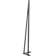 Hairpin Table Legs 24 inch Black Set of 4 Desk Legs Each 220lbs Capacity Hairpin Desk Legs 3 Rods for Bench Desk Dining End Table Chairs Carbon Steel DIY Table Legs Heavy Duty Furniture Legs