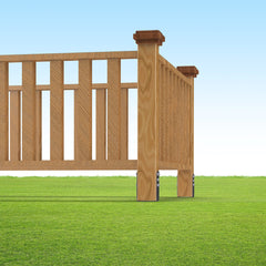 No Dig Ground Anchor, 1 Pack 10 x 7 x 70 cm DIY Screw in Post Stake, Includes 6 Lag Bolts & a Rebar, U-Shape Heavy Duty Steel Post Holder, Great for Mailbox Posts and Fence Posts