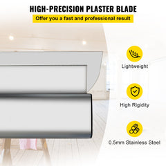 Drywall Skimming Blade Putty Knife 24inch Finishing Tool Stainless Steel