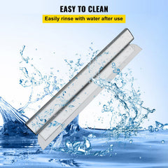 Skimming Blade,40 inch Smoothing Knife, European Stainless Steel Construction Knife, Aluminum Blade Profile Smoothing Knockdown Spatula for Gyprock/Drywall/Wall-Board