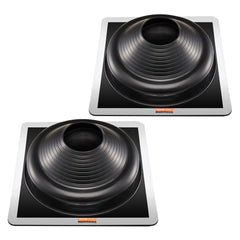 2 Pcs Metal Roof Pipe Flashing Boots Fit 170-355 mm Pipe High Temp EDPM