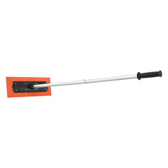 Snow Roof Rake, 1.2m Long Reach Car Roof Snow Scraper, 45cm Foam Blade for No Scratches, Non-Slip Handle, Lightweight Snows Removal Tool for Vehicle Garage Rooftop Leaves Debris Clearing