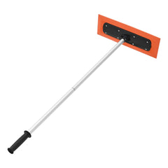 Snow Roof Rake, 1.2m Long Reach Car Roof Snow Scraper, 45cm Foam Blade for No Scratches, Non-Slip Handle, Lightweight Snows Removal Tool for Vehicle Garage Rooftop Leaves Debris Clearing
