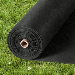 Non Woven Geotextile Fabric Under Gravel, 6x50FT 8OZ Driveway Fabric Landscape Fabric, Heavy Duty Weed Barrier Fabric, Ground Cover Weed Control Fabric, French Drains Drainage Fabric, Black