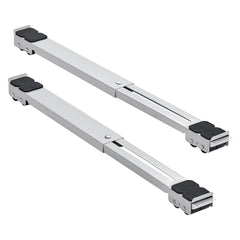 Heavy Duty Furniture Appliances Rollers, 660 lbs Total Load, Extendable Appliance Rollers Mobile Washing Machine Base, Fridge Stand Dolly Movers for Refrigerators, Dryers, Dishwashers, White