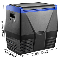 Portable Car Refrigerator Freezer Compressor 35L Single Zone for Car Home