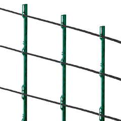 Electric Fence Wire, 1000Ft 305M Portable Polywire, 1/4" Diameter 2 Copper Strands for Reliable Conductivity and Rust Resistance, Fencing Rope Line for Horse, Cattle, Livestock