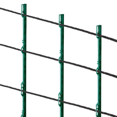 Electric Fence Wire, 1000Ft 305M Portable Polywire, 1/4" Diameter 2 Copper Strands for Reliable Conductivity and Rust Resistance, Fencing Rope Line for Horse, Cattle, Livestock