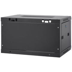 6U Wall Mount Network Server Cabinet, 15.5'' Deep, Server Rack Cabinet Enclosure, 200 lbs Max. Ground-mounted Load Capacity, with Locking Glass Door Side Panels, for IT Equipment, A/V Devices