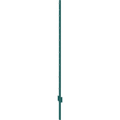 5 Feet Fence Post 10 Pack T-Post Heavy Duty Metal Fence Posts Green